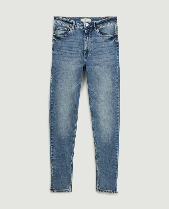 Jean skinny taille haute bleu - Pimkie