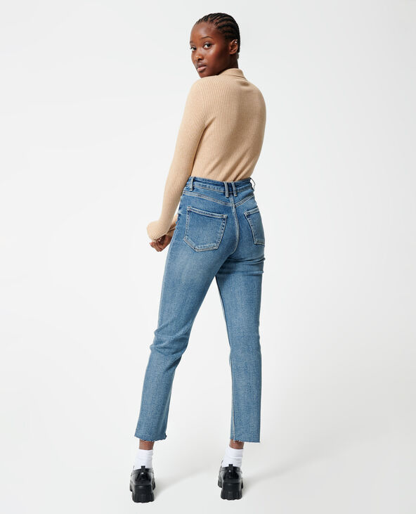 Jean straight taille haute Pimkie