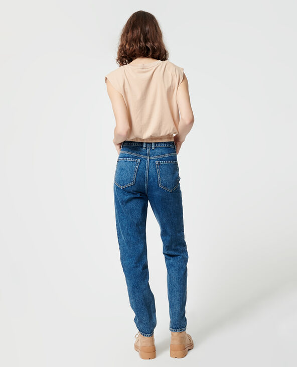 Jean mom taille haute bleu - Pimkie