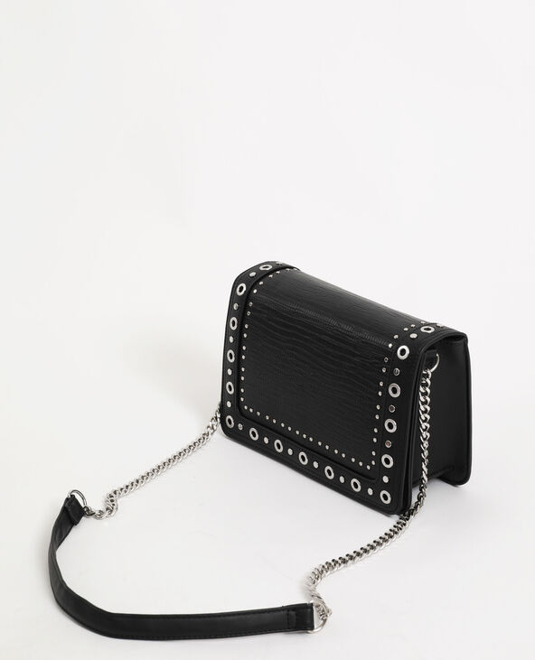 Petit sac clouté noir - Pimkie
