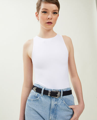 Ceinture boucle western noir - Pimkie