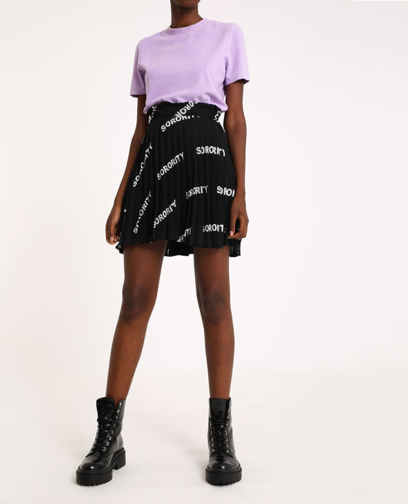 Jupe plissée noire discount pimkie