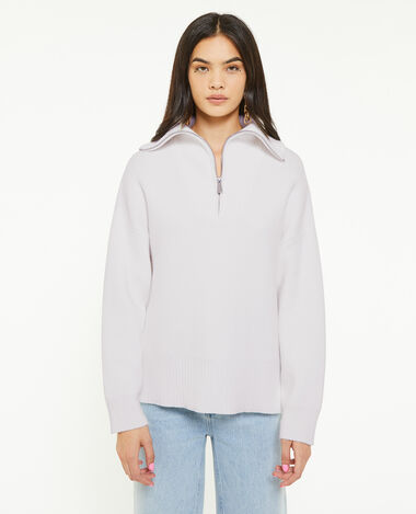 Pull droit col camionneur blanc - Pimkie