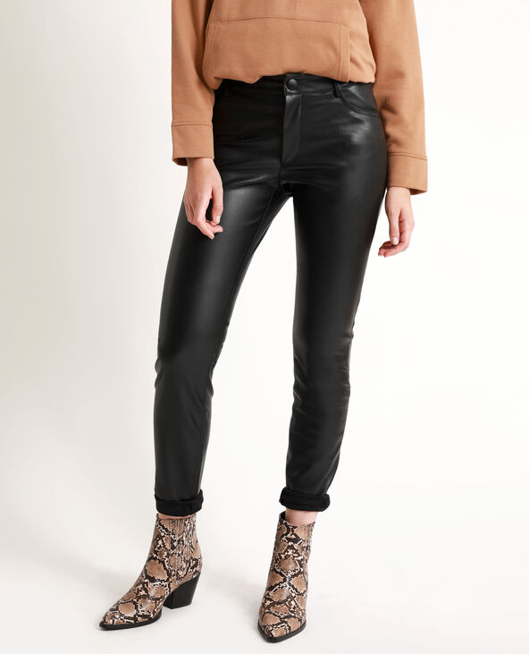Jean top imitation cuir