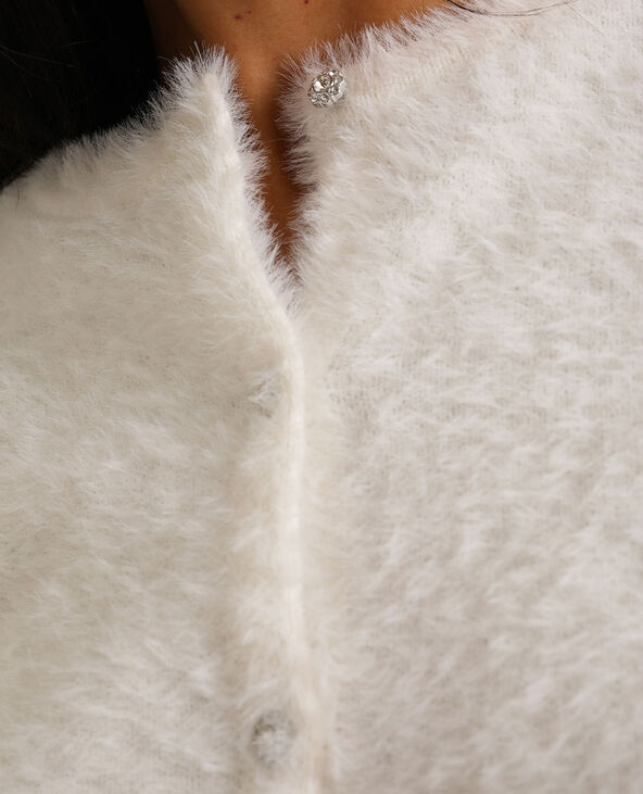 Gilet fluffy blanc - Pimkie