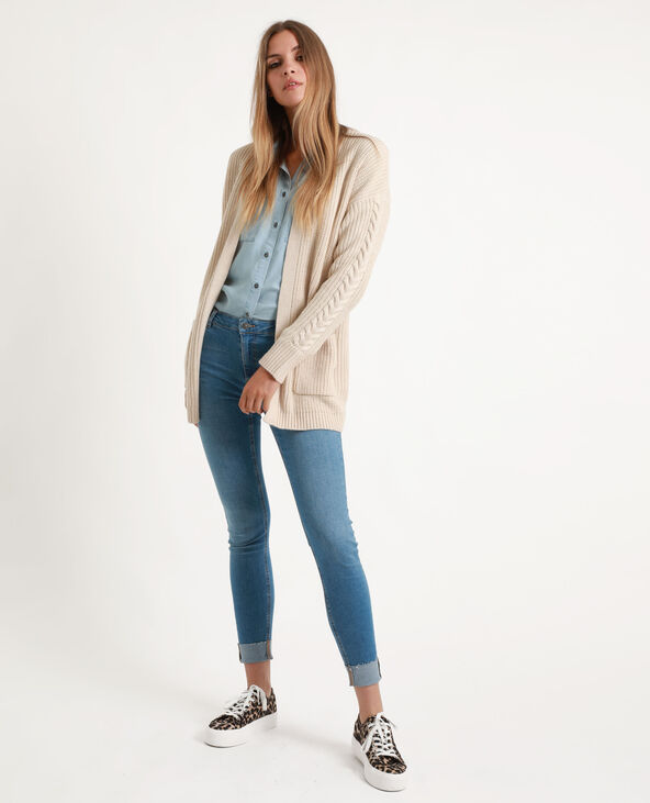 Gilet long écru - Pimkie