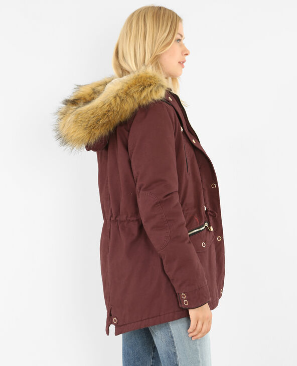 Parka longue a capuche