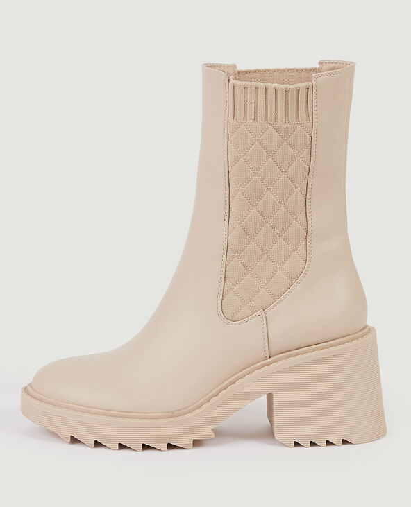 Bottine hot sale gros talon