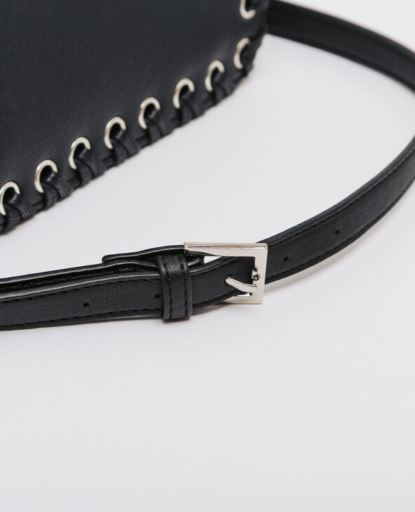 Sac boxy à œillets noir - Pimkie