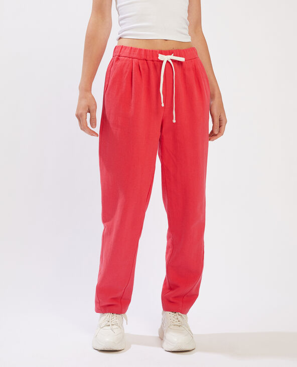 Pantalon discount jogging rouge