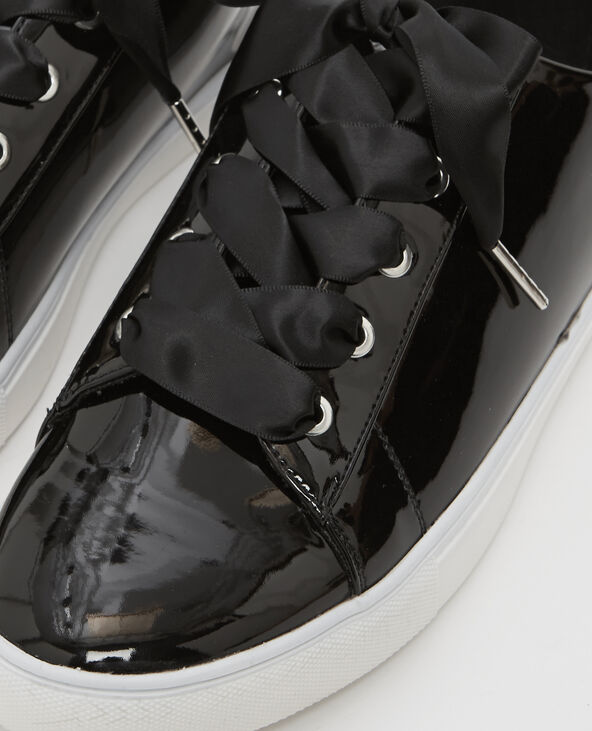 Baskets vernies noir - Pimkie