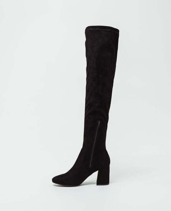 Cuissardes à talons noir - Pimkie