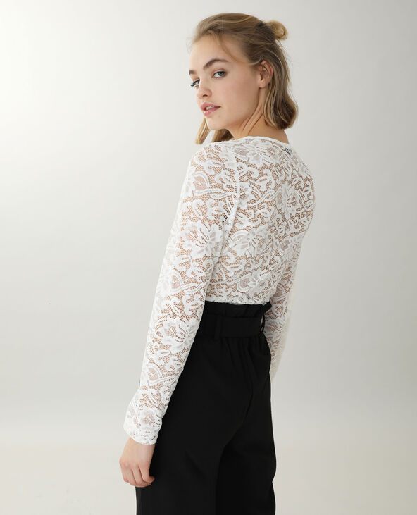 Top full dentelle écru - Pimkie