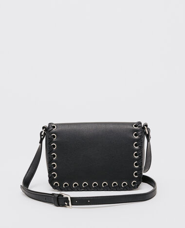 Sac boxy à œillets noir - Pimkie