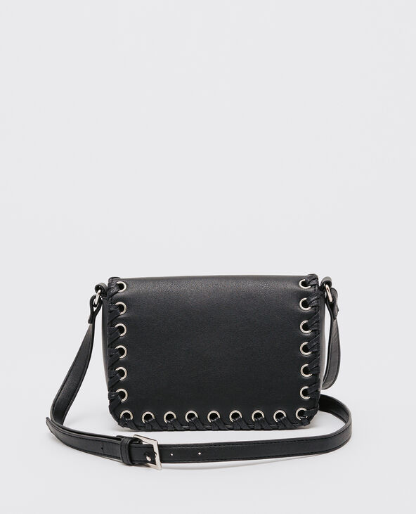Sac boxy à œillets noir - Pimkie