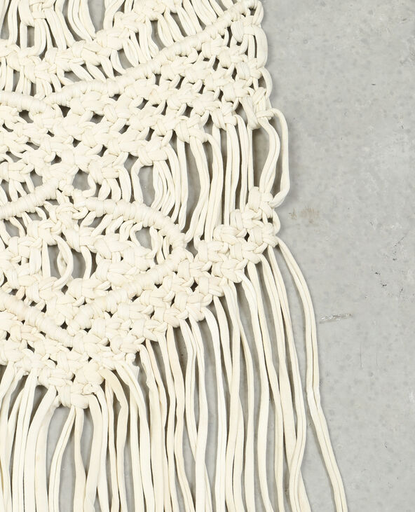 Suspension macramé blanc - Pimkie