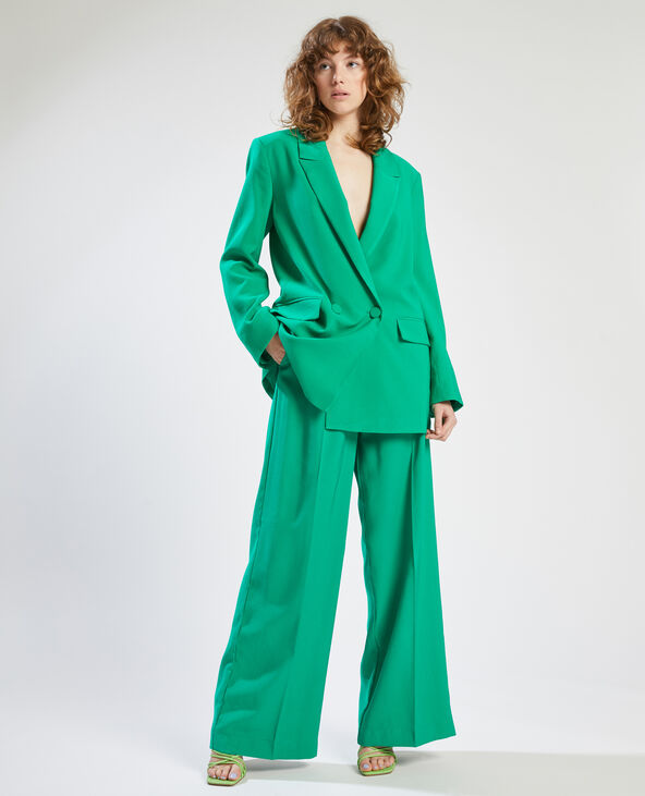 Veste blazer oversize vert - Pimkie