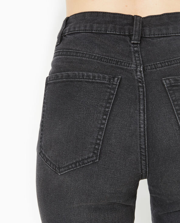 Jean flare bootcut taille haute noir - Pimkie