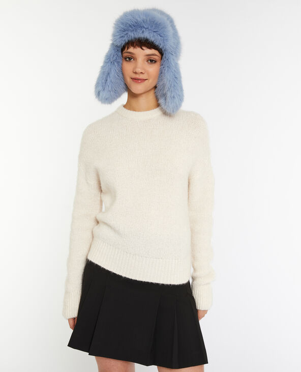 Pull col rond beige - Pimkie