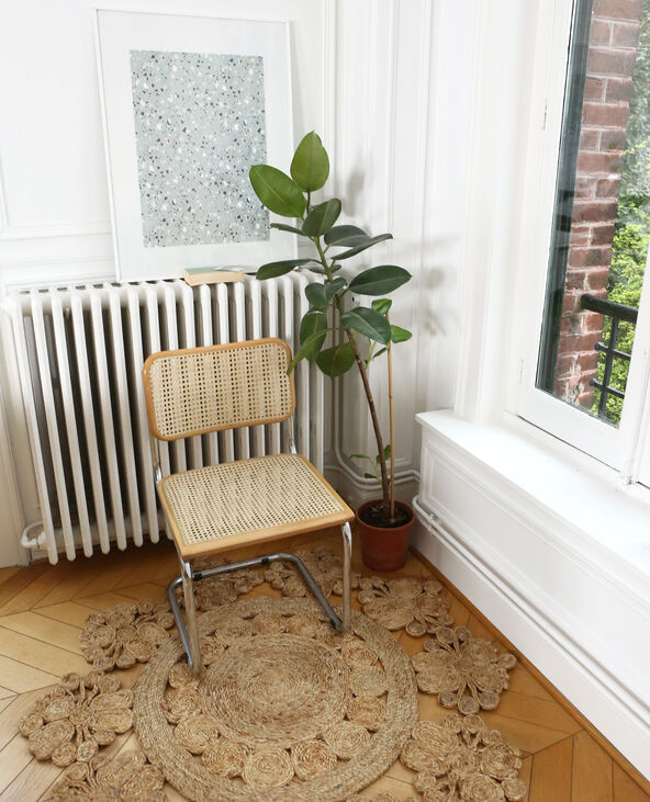 Tapis soleil en jute beige - Pimkie
