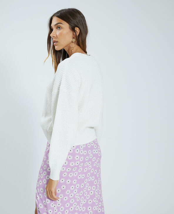 Pull maille blanc - Pimkie