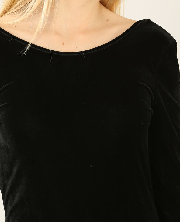 Robe velours noir - Pimkie