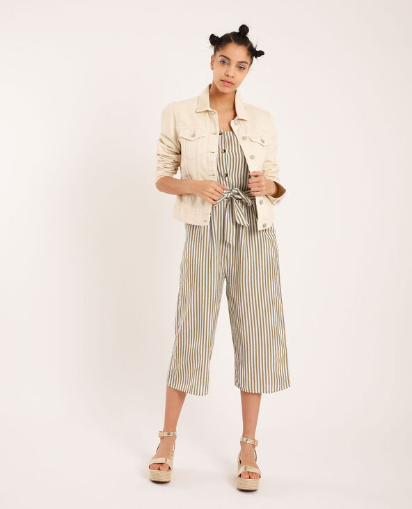 Veste en jean écru - Pimkie