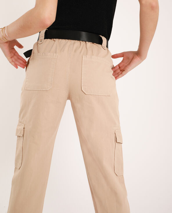 Pantalon cargo beige - Pimkie