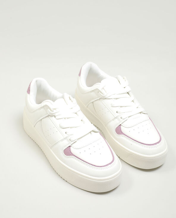 Baskets plateformes blanc - Pimkie