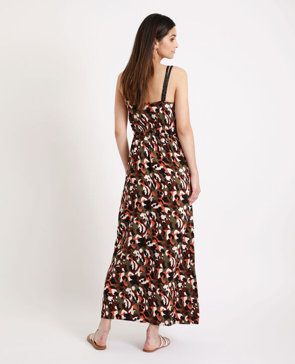 Robe longue camouflage marron - Pimkie