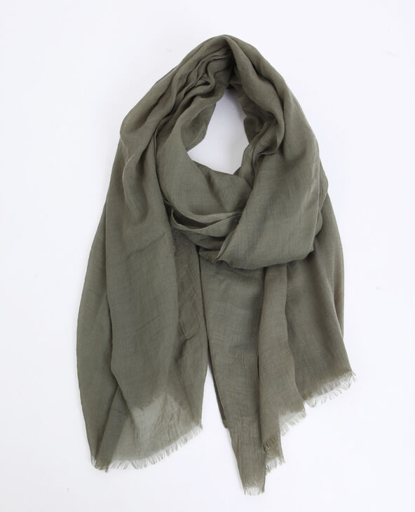 Foulard léger taupe - Pimkie