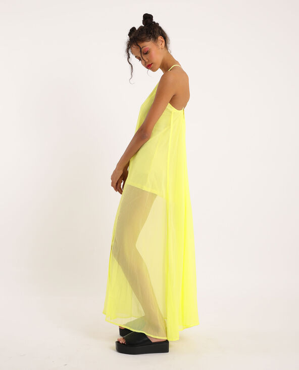 Robe longue et légère vert anis - Pimkie