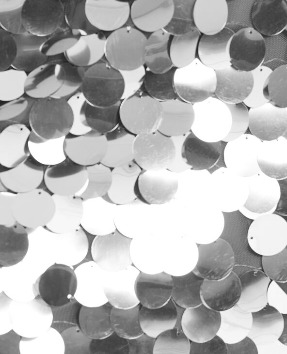 Jupe à gros sequins vert de gris - Pimkie