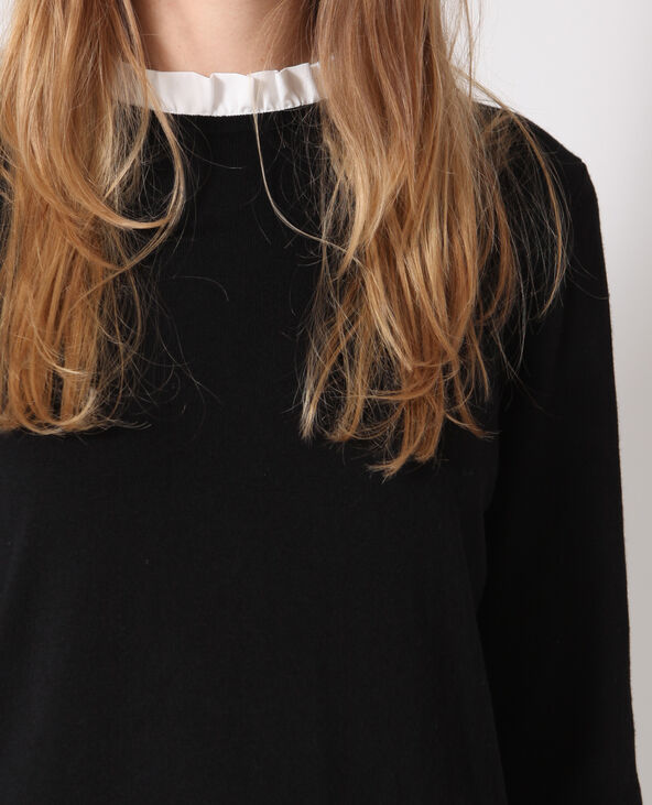 Pull chemise noir - Pimkie