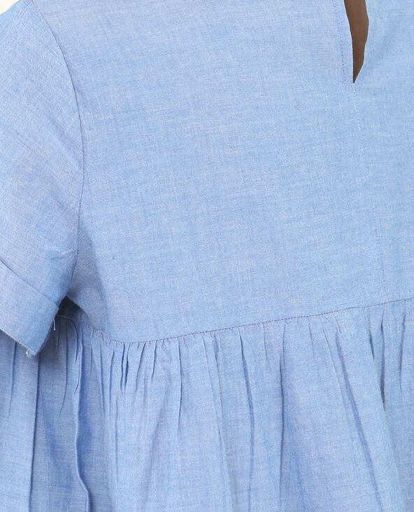 Robe babydoll bleu - Pimkie
