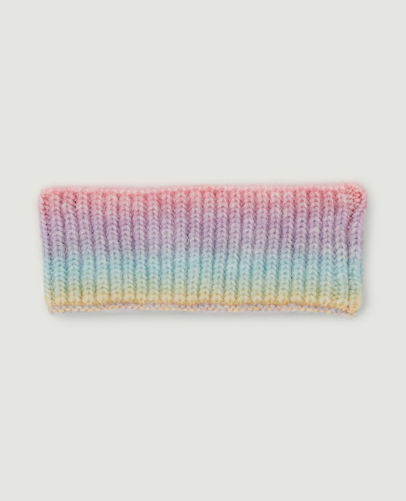 Bandeau maille tie & dye jaune - Pimkie