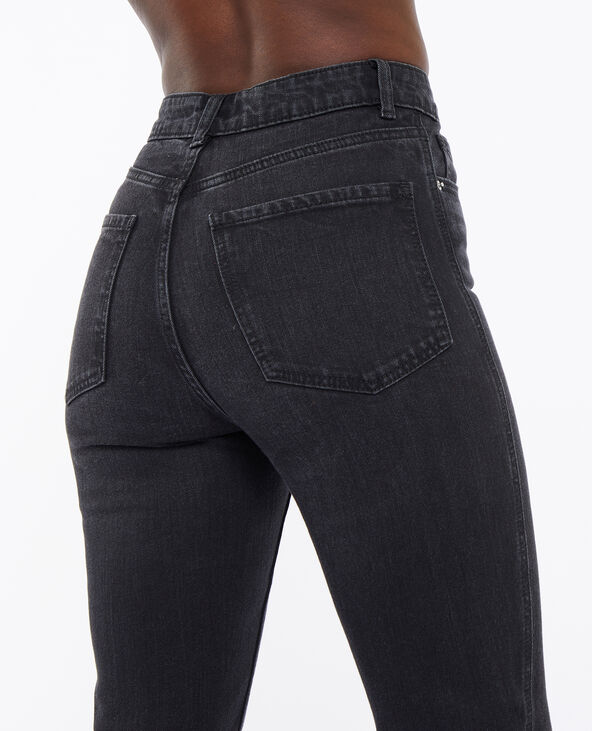 Jean flare bootcut taille haute noir - Pimkie