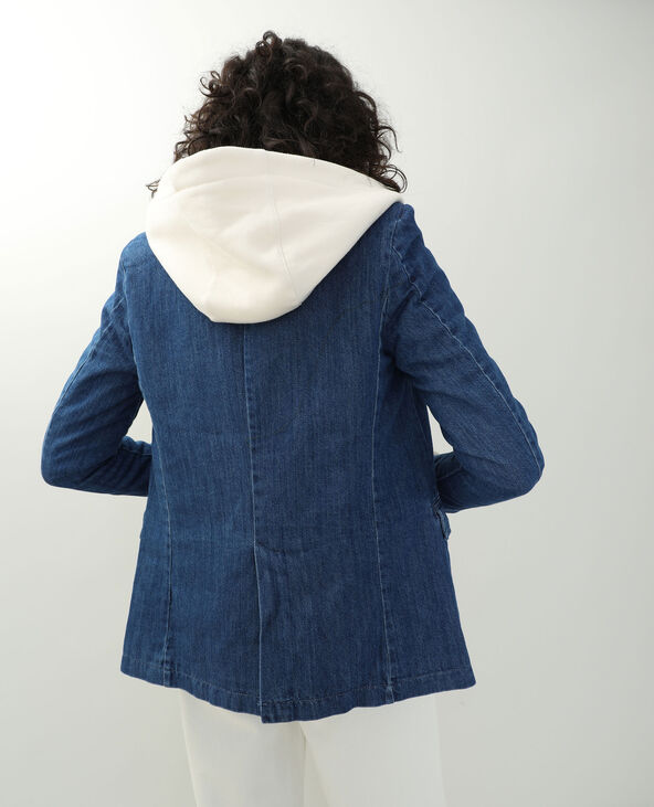 Veste en jean bleu foncé - Pimkie