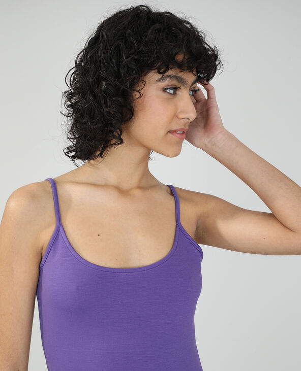 Robe longue moulante violet - Pimkie