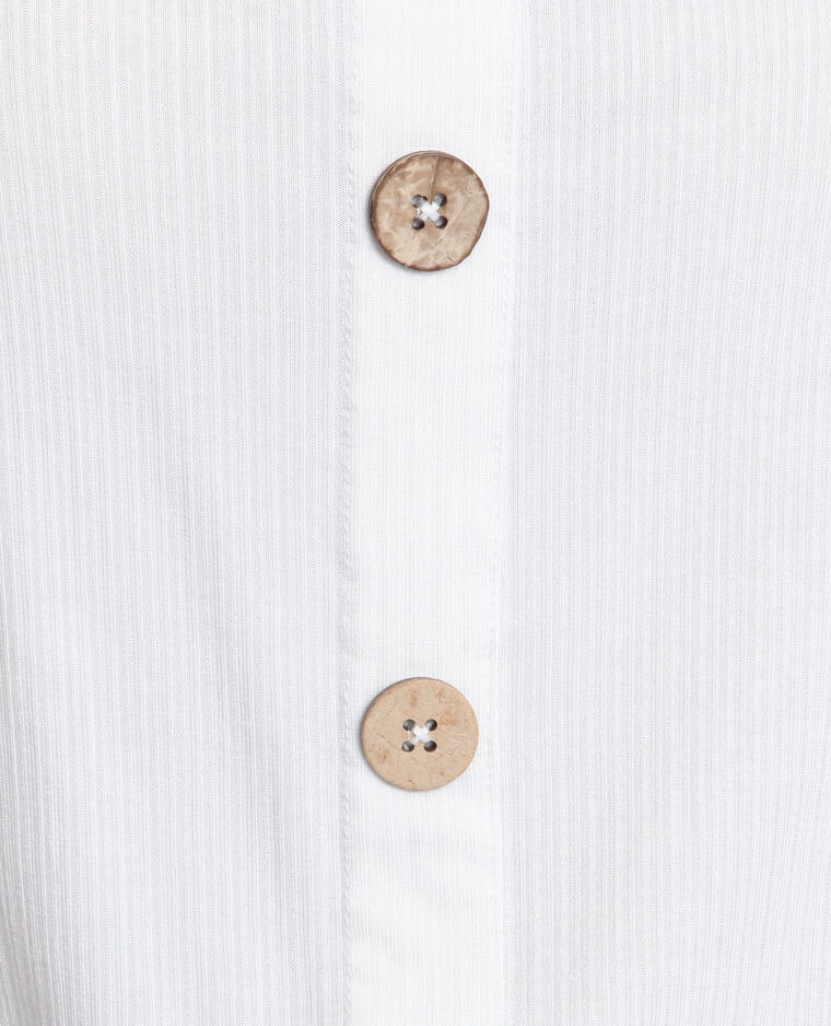 Top à boutons blanc - Pimkie