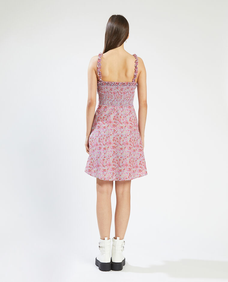 Robe courte à bretelles rouge - Pimkie