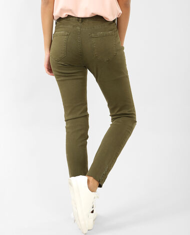 Pantalon skinny destroy taupe - Pimkie