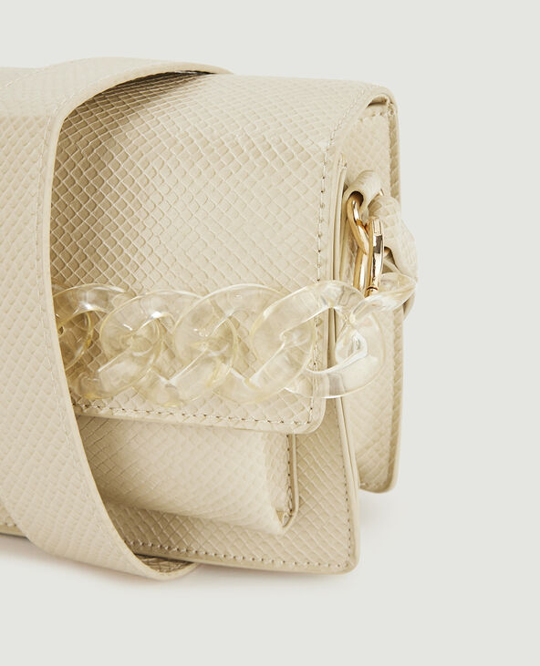 Sac boxy poignée chaînette beige - Pimkie