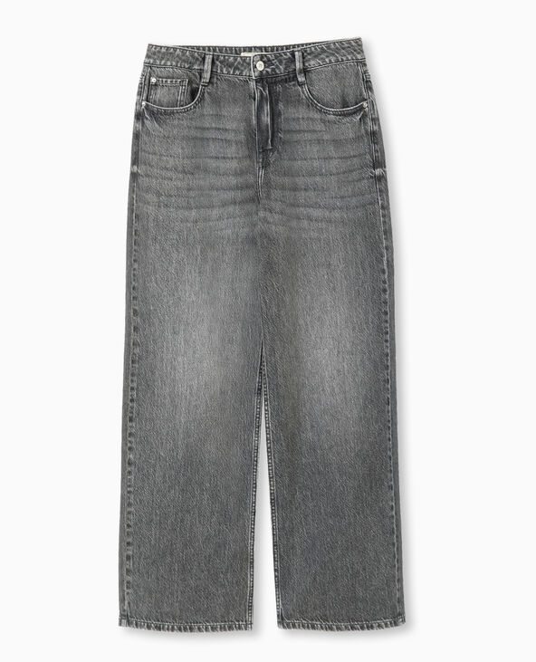Jean baggy loose taille regular gris foncé - Pimkie