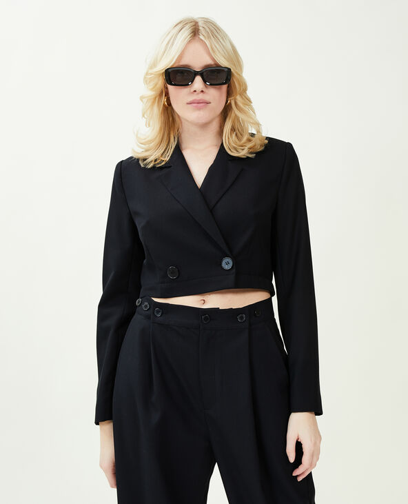 Veste blazer 2 longueurs noir - Pimkie