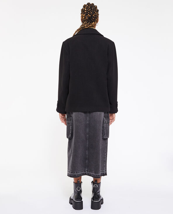 Manteau style caban noir - Pimkie