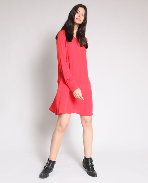 Robe fluide rouge - Pimkie