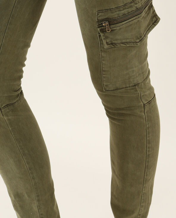 Pantalon skinny cargo taupe - Pimkie