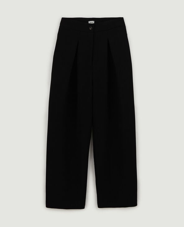 Pantalon femme sale habillé noir