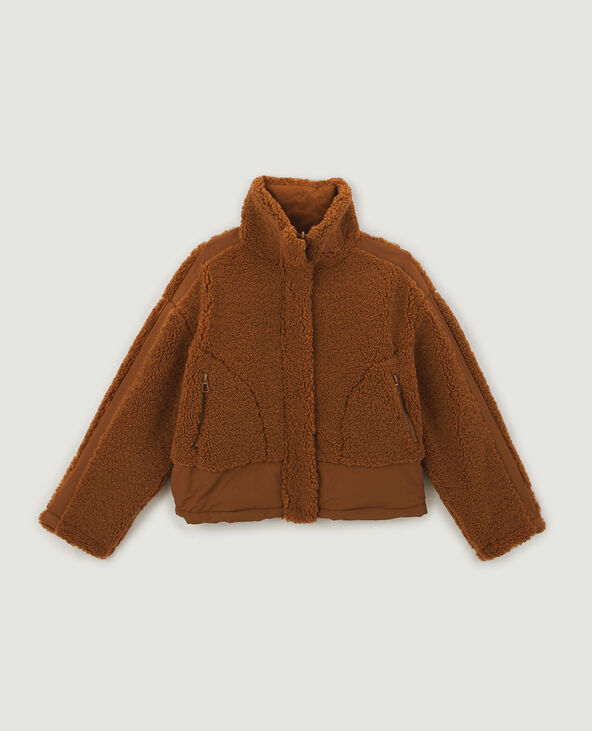 Blouson réversible camel - Pimkie